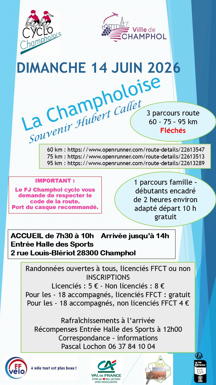 Affiche la champholoise 2026